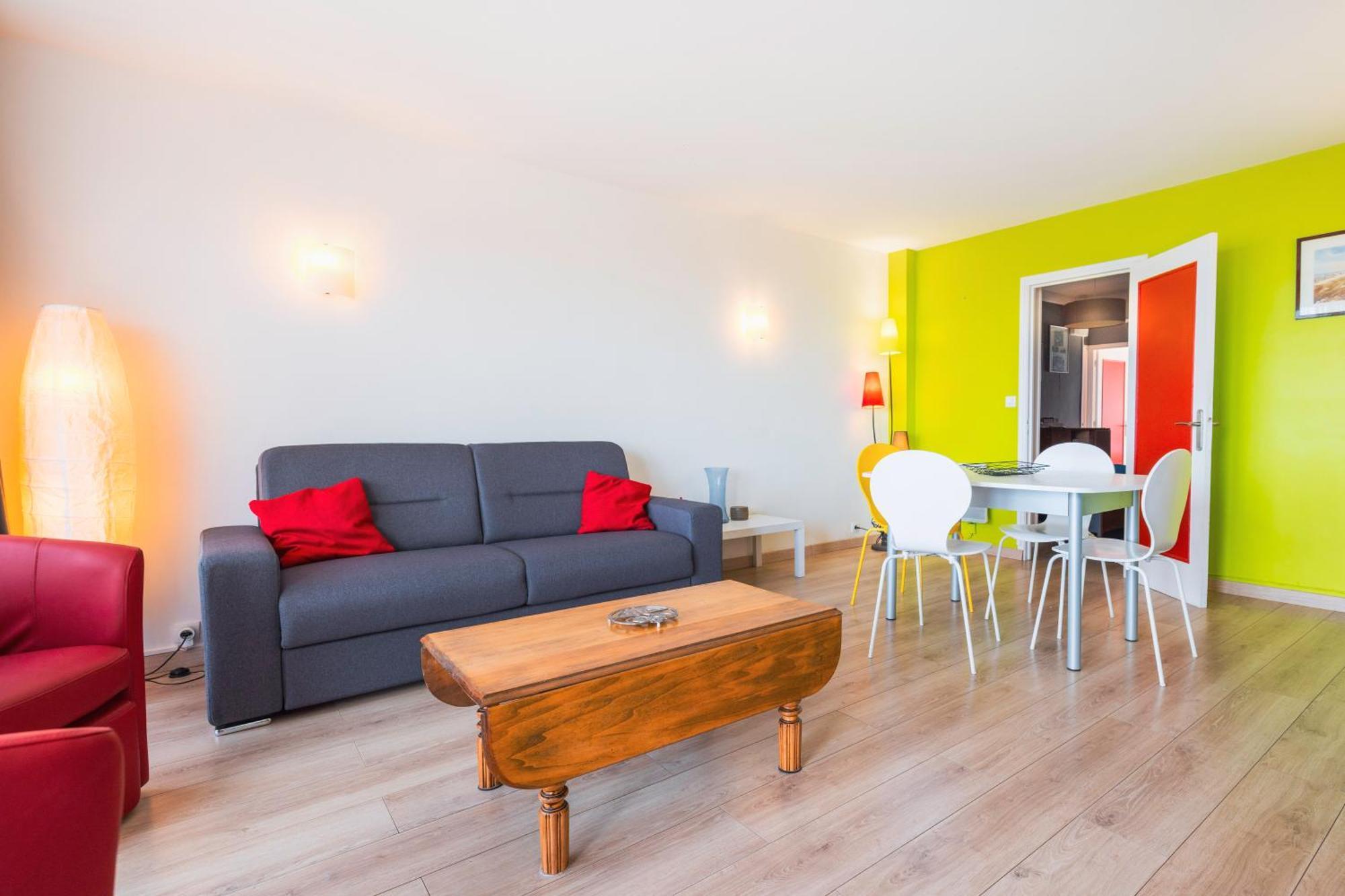 Spacieux Appart Pour 6, Front De Mer, Centre Le Touquet Luaran gambar